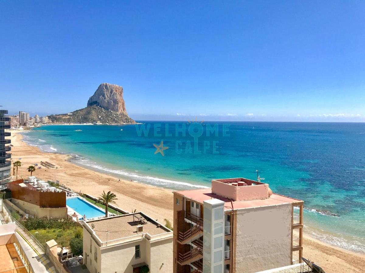 カルプLima Con Piscina Y Vista Al Marアパートメント エクステリア 写真