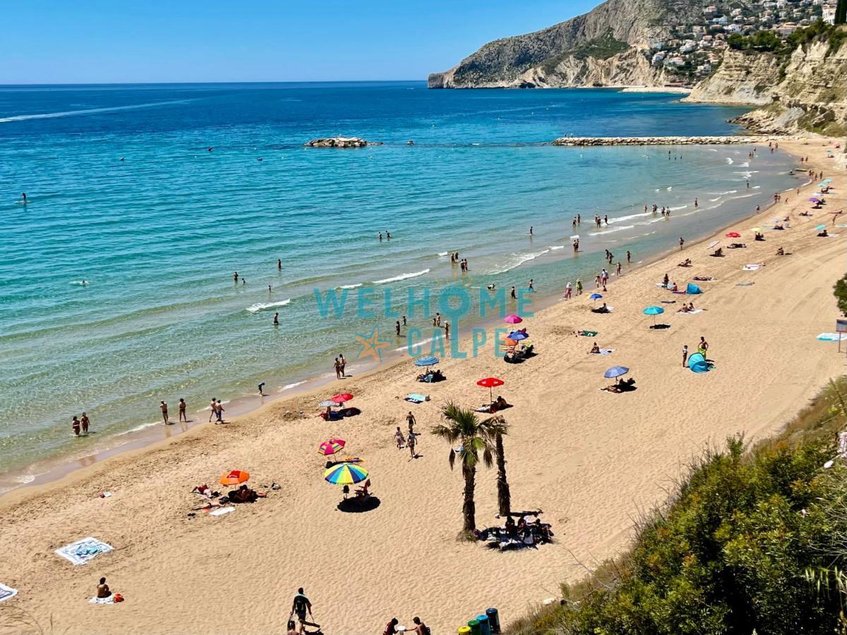カルプLima Con Piscina Y Vista Al Marアパートメント エクステリア 写真