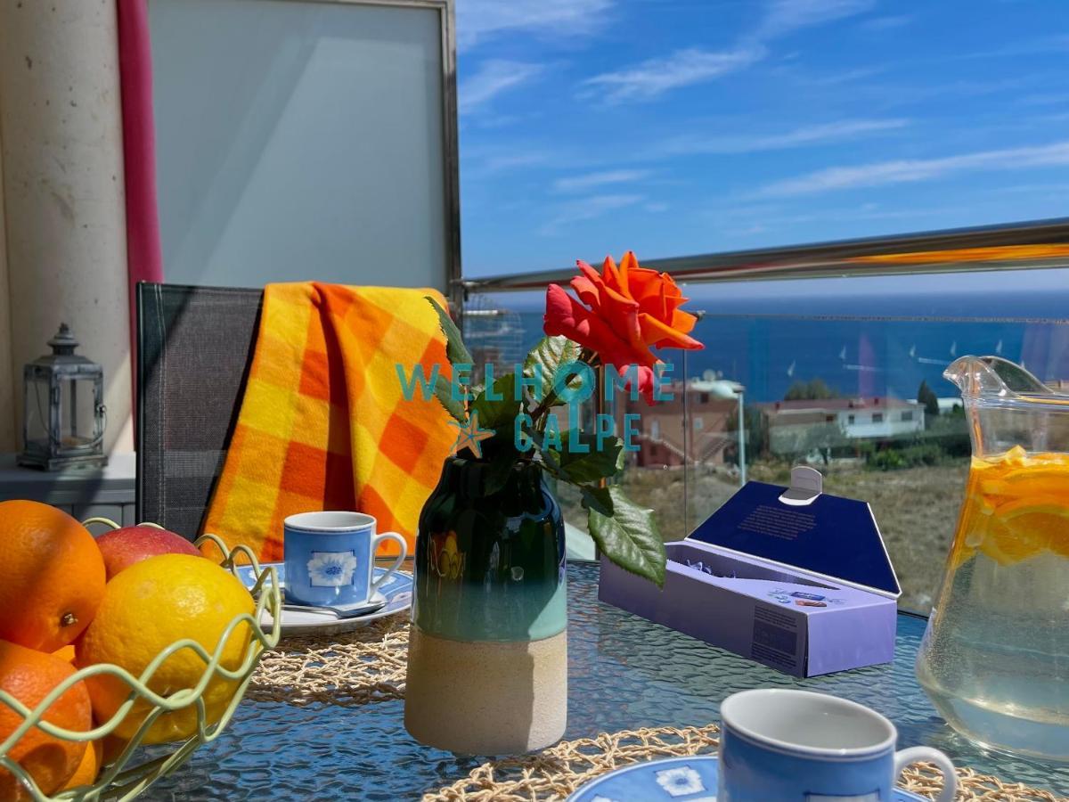 カルプLima Con Piscina Y Vista Al Marアパートメント エクステリア 写真