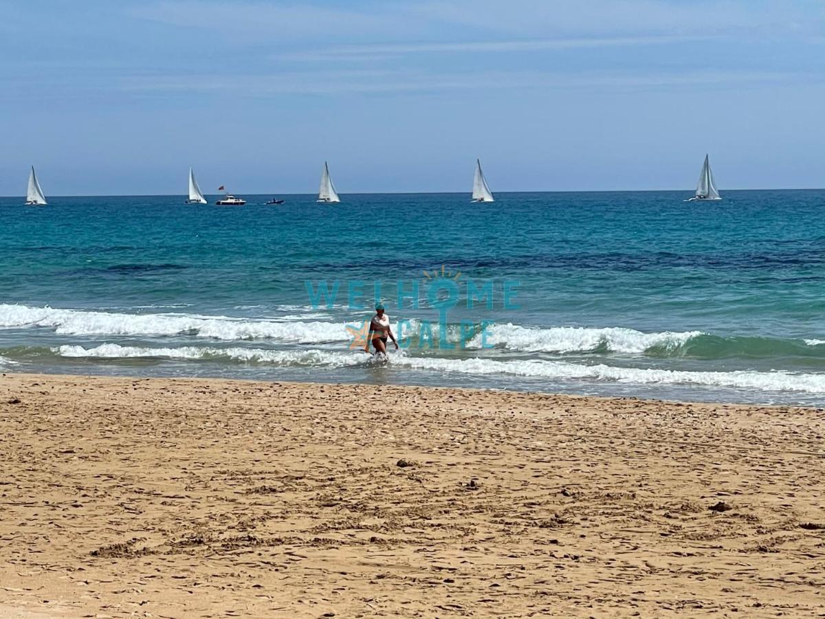 カルプLima Con Piscina Y Vista Al Marアパートメント エクステリア 写真