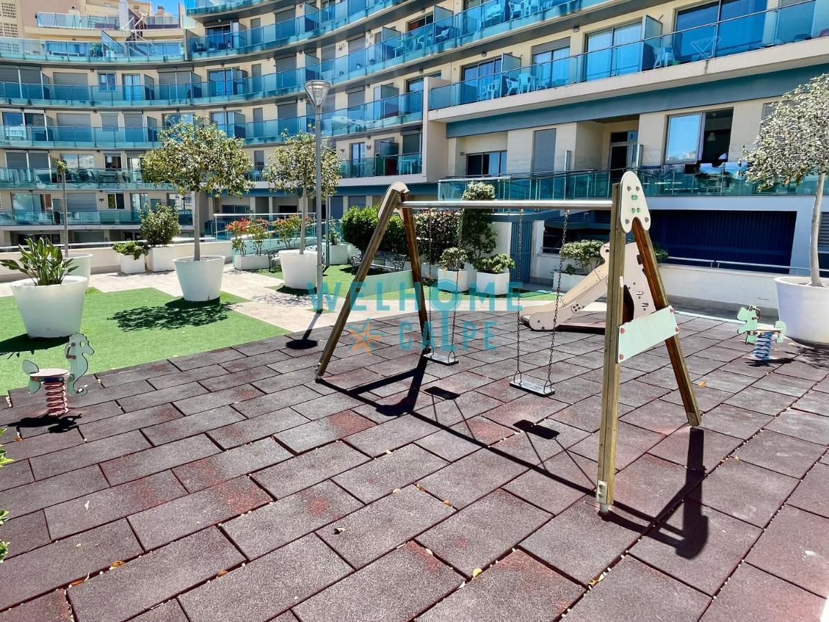 カルプLima Con Piscina Y Vista Al Marアパートメント エクステリア 写真