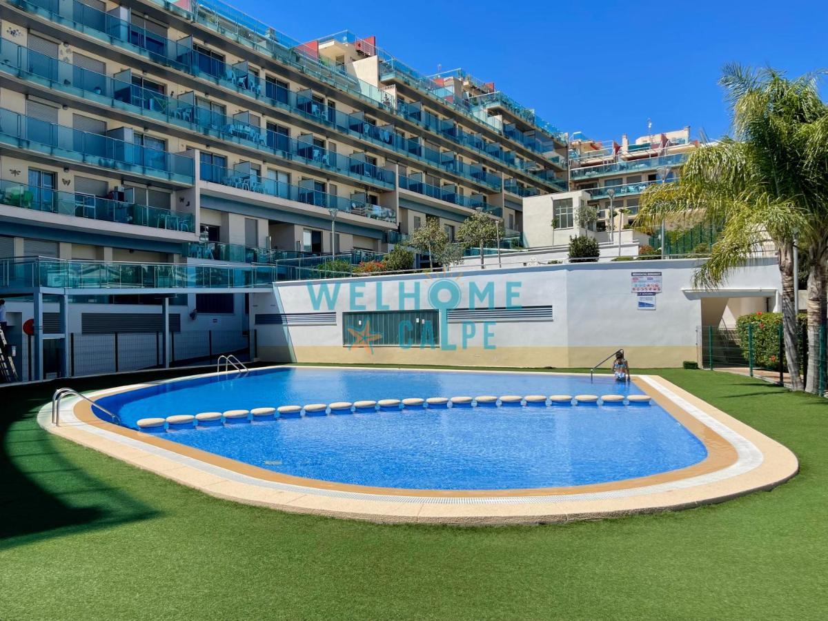 カルプLima Con Piscina Y Vista Al Marアパートメント エクステリア 写真